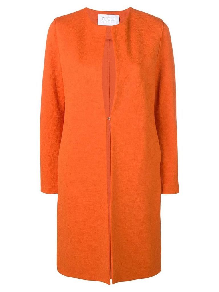 Harris Wharf London single-breasted coat - Orange