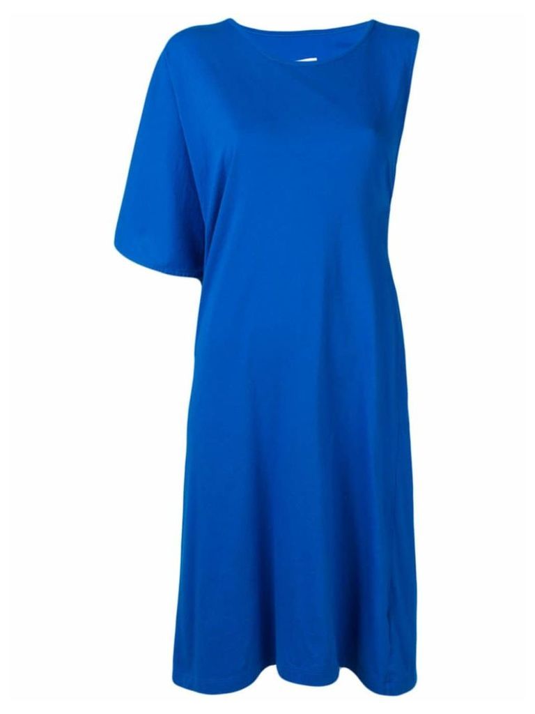 Mm6 Maison Margiela oversized asymmetric dress - Blue