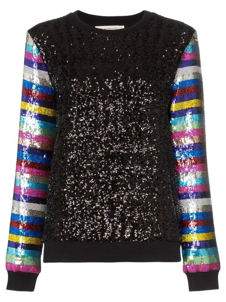 Mary Katrantzou Magpie sequin-embellished sweater - Black
