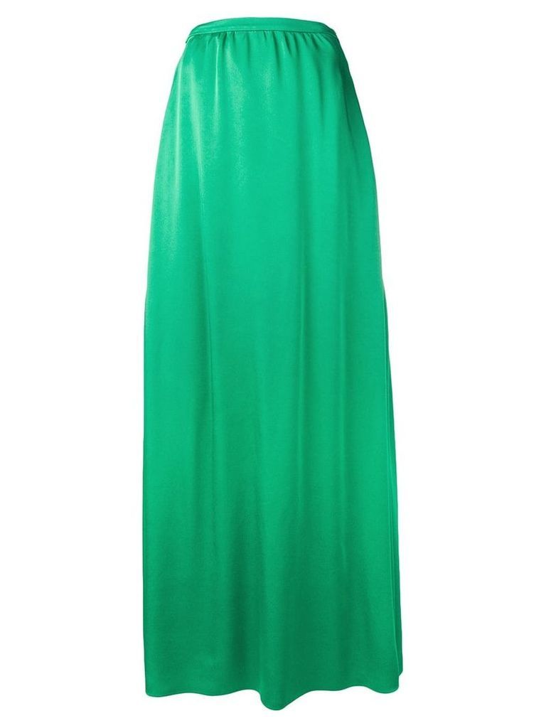 Rochas long flared skirt - Green