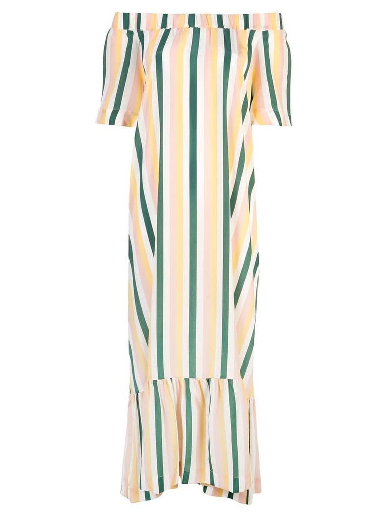 Asceno striped off shoulder dress - Multicolour