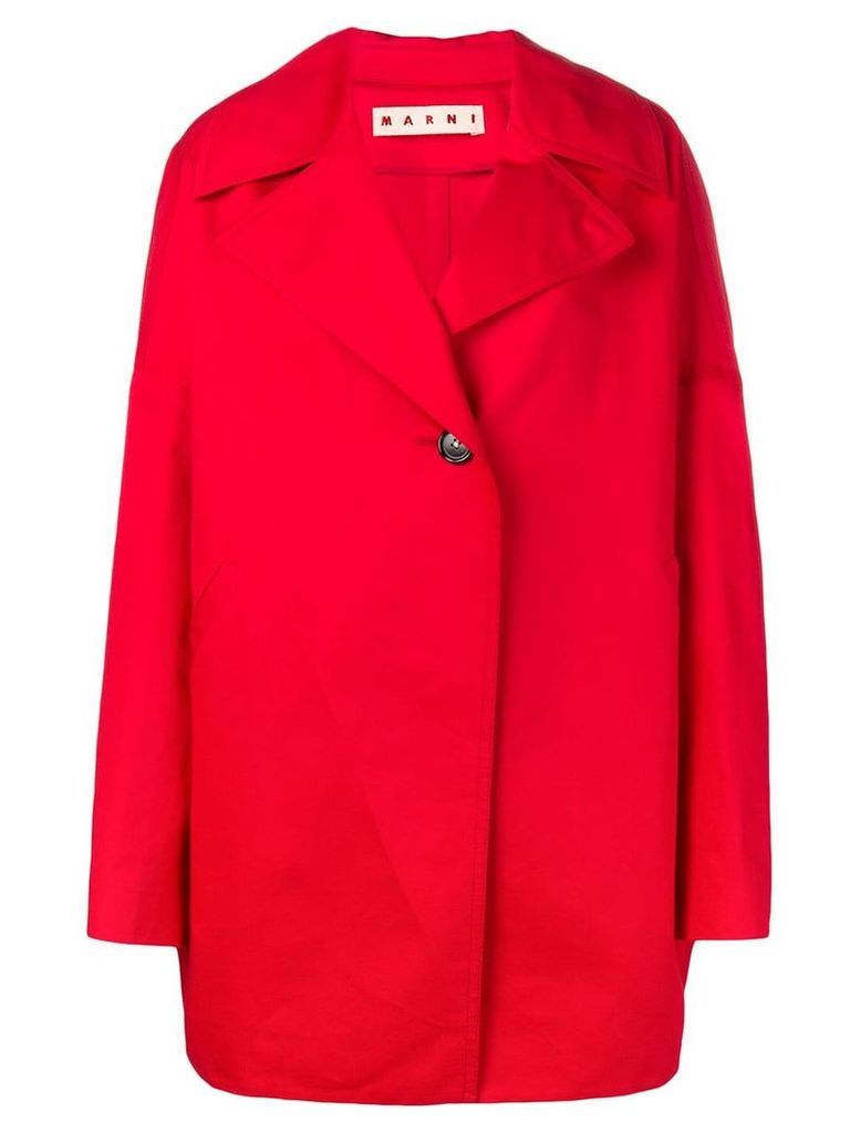 Marni single-button jacket - Red