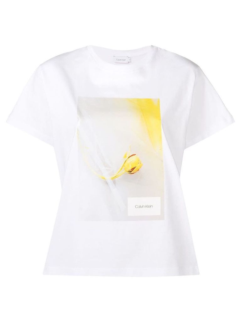 Calvin Klein printed T-shirt - White