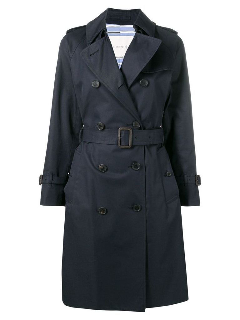 Mackintosh Ink Cotton Trench Coat LM-040F - Blue