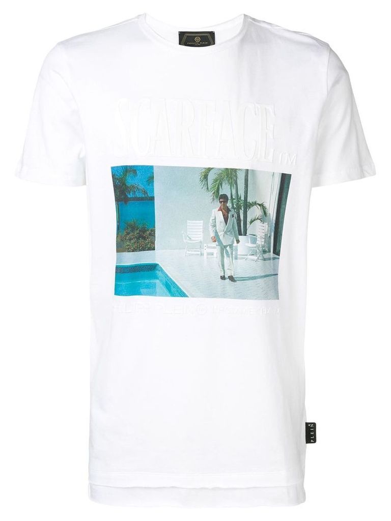 Philipp Plein Scarface print T-shirt - White