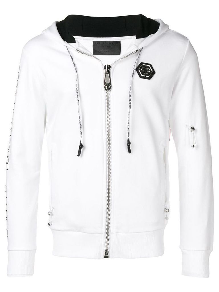 Philipp Plein Scarface print hoodie - White