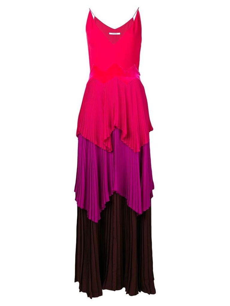 Givenchy layered-pleats dress - PINK