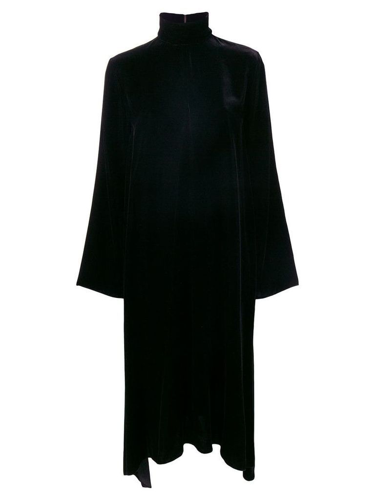 Ports 1961 asymmetric high neck dress - Black