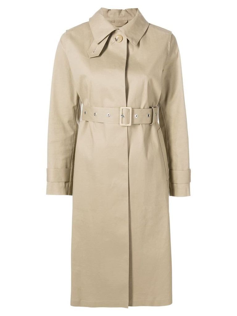 Mackintosh Fawn Bonded Cotton Single Breasted Trench Coat LR-061 -