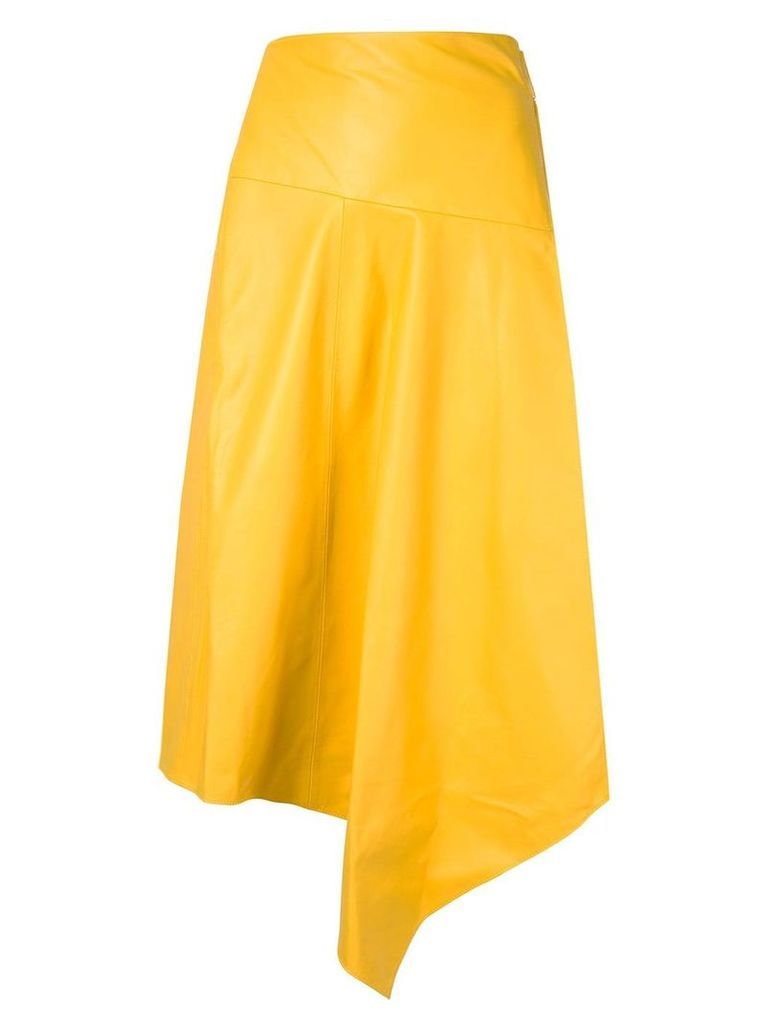 Tibi asymmetric skirt - Yellow