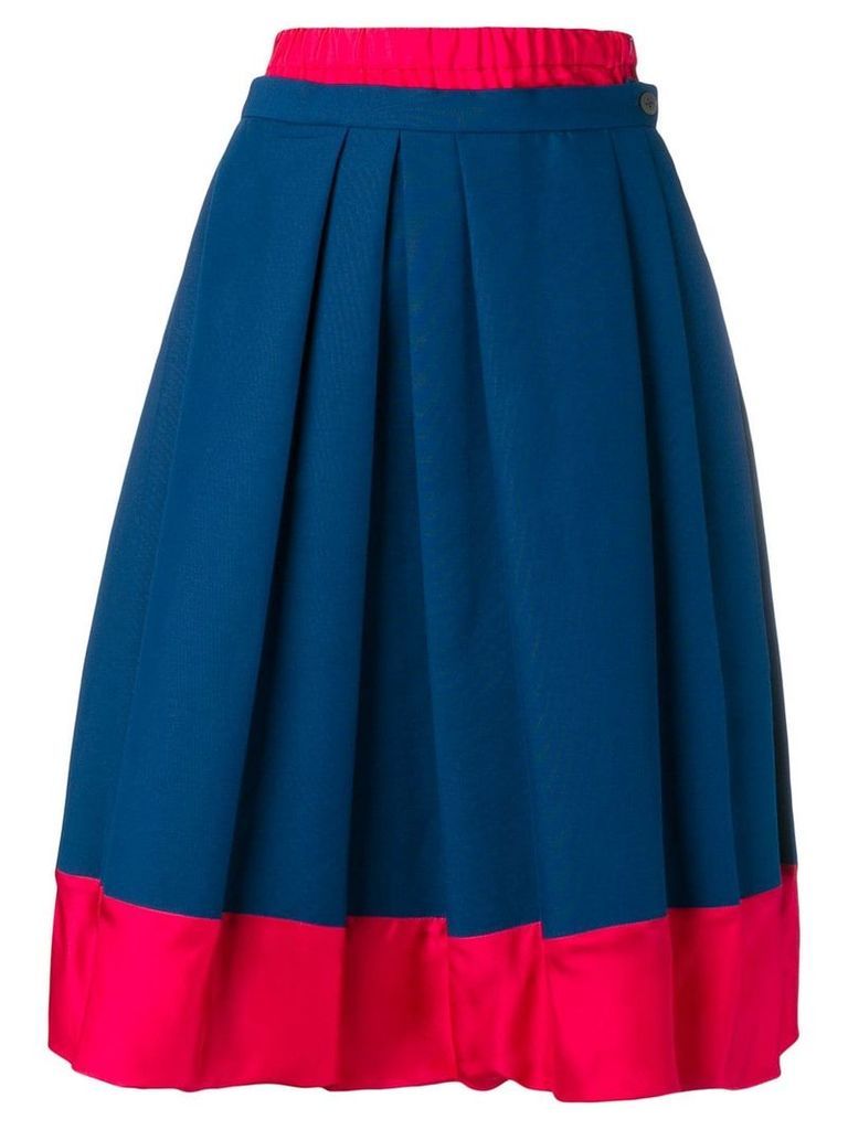 Marni layered midi skirt - Blue