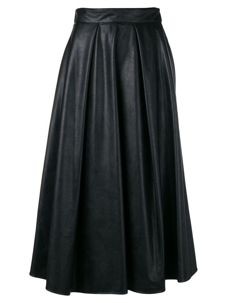 MSGM pleated midi skirt - Black