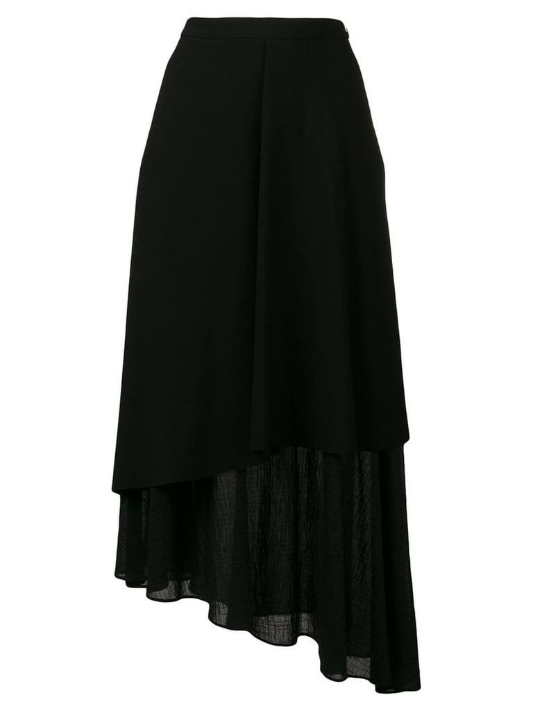 Chalayan asymmetric ruffle skirt - Black