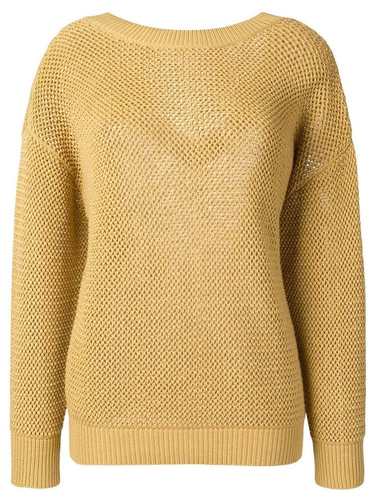 Nina Ricci drop shoulder sweater - Neutrals