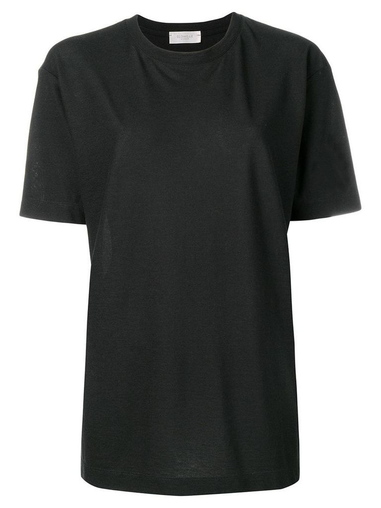 Zanone crew neck T-shirt - Black