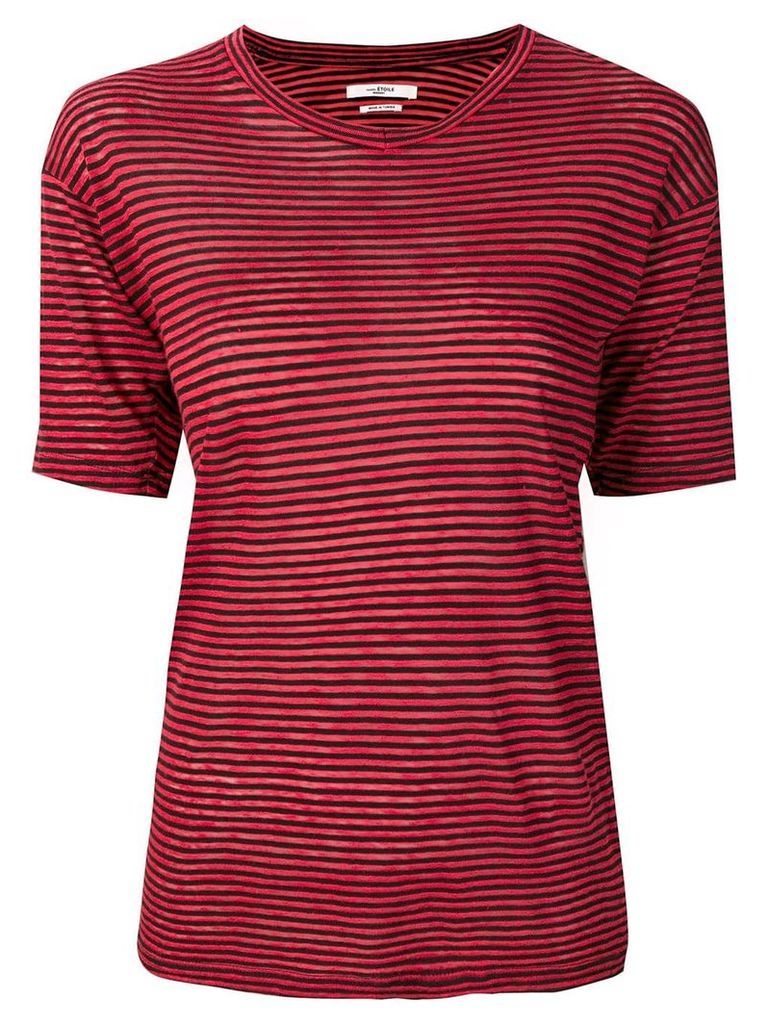 Isabel Marant Étoile striped T-shirt - Red