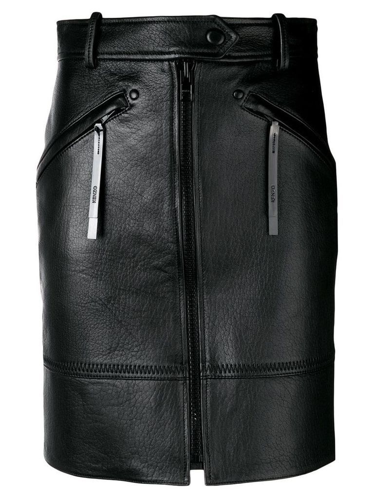 Kenzo high-waisted mini skirt - Black