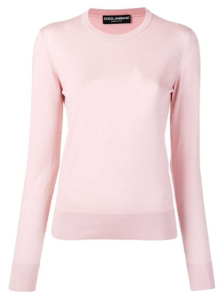 Dolce & Gabbana crew neck jumper - Pink