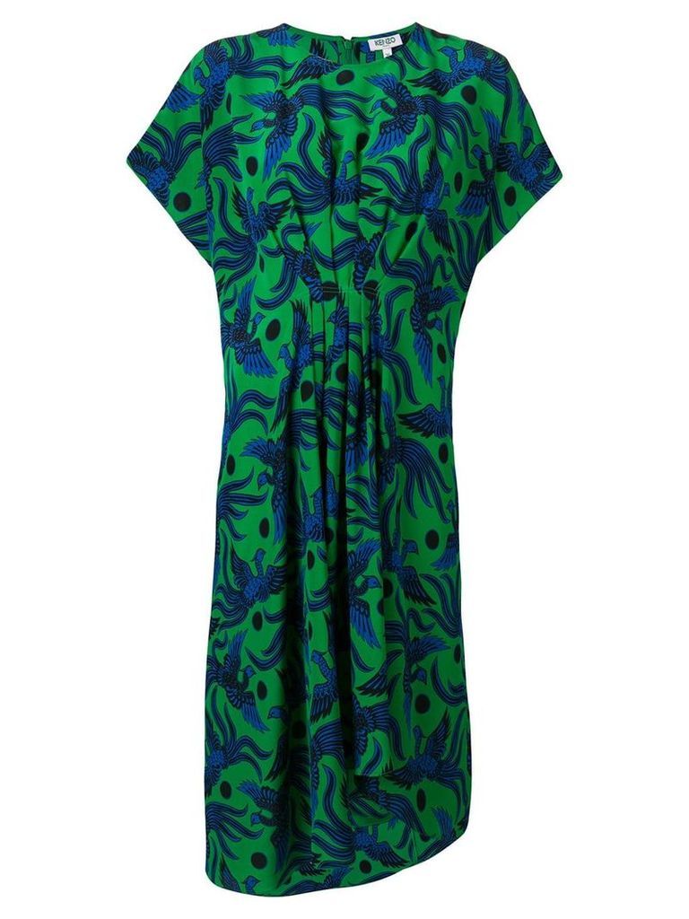 Kenzo phoenix print dress - Green
