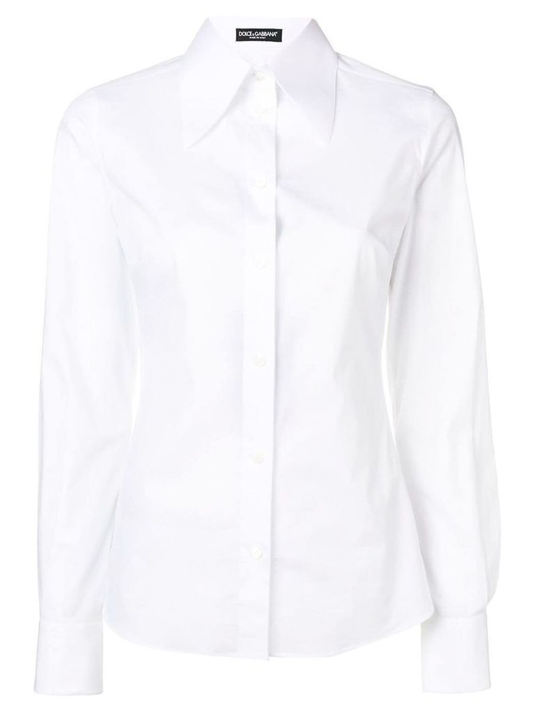 Dolce & Gabbana pointed collar shirt - White