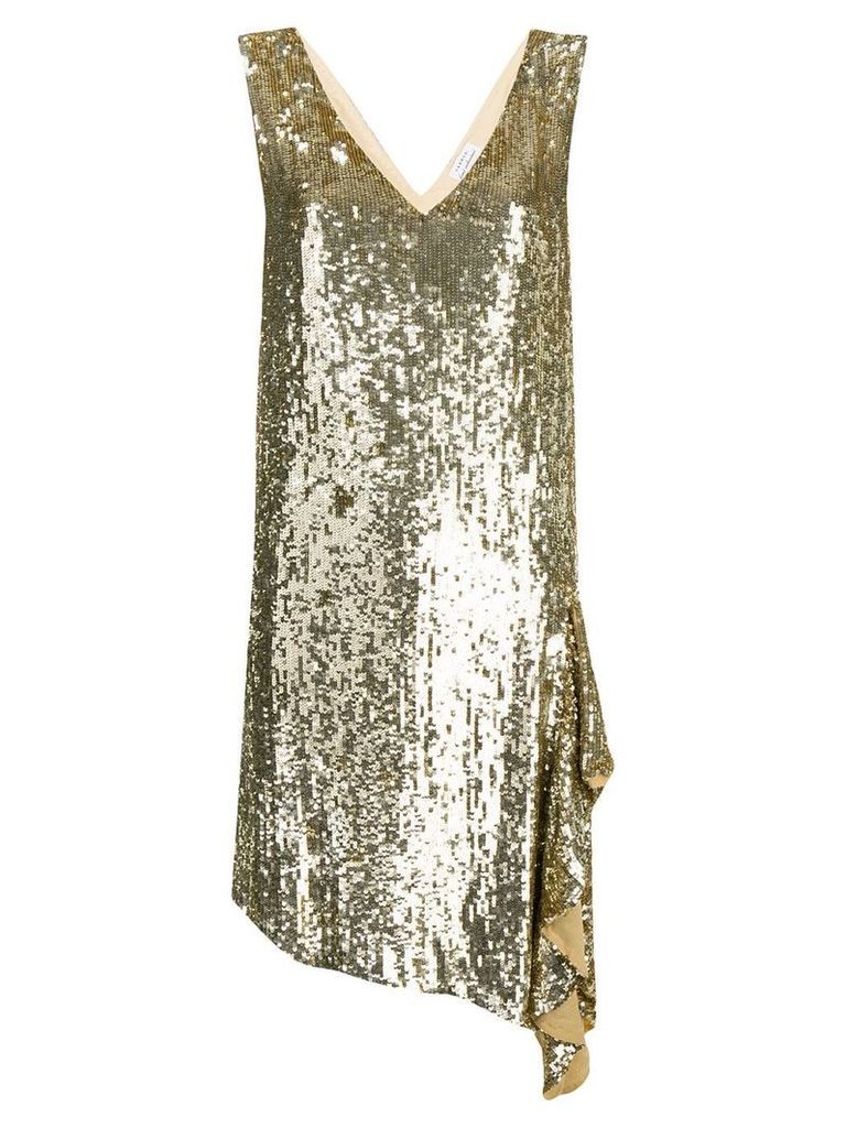 P.A.R.O.S.H. sequinned cocktail dress - GOLD