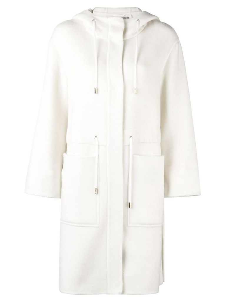 Herno hooded coat - White