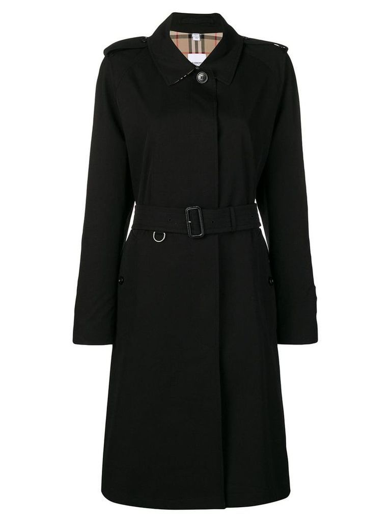Burberry single-breasted trench coat - Black