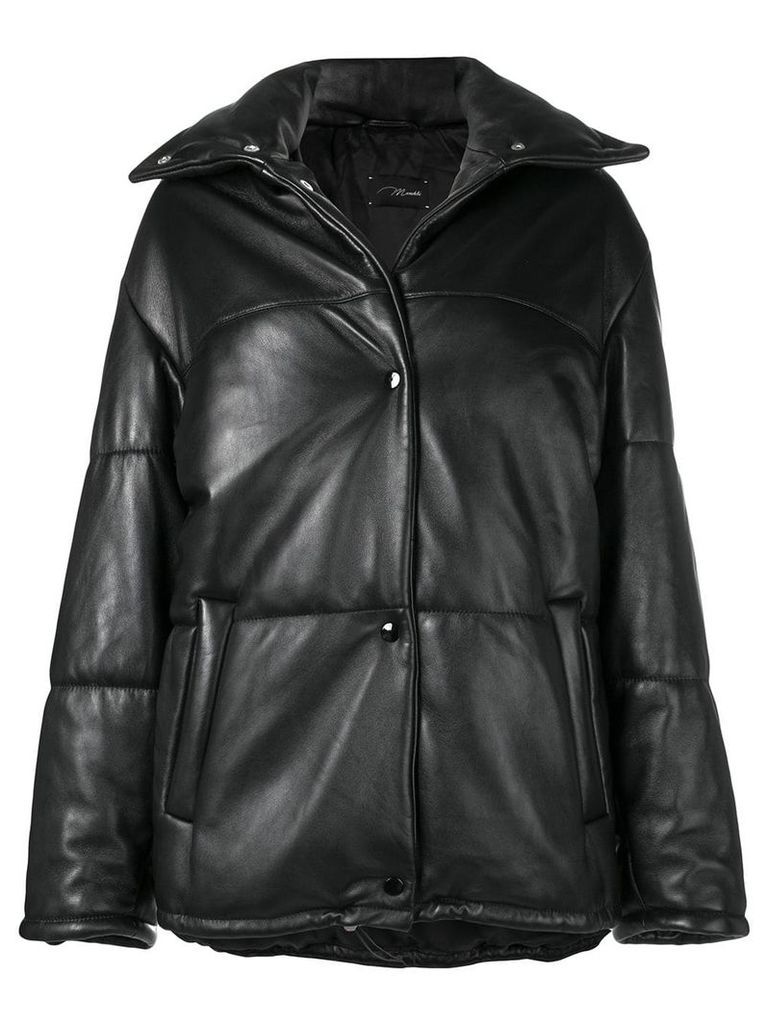 Manokhi padded drawstring jacket - Black