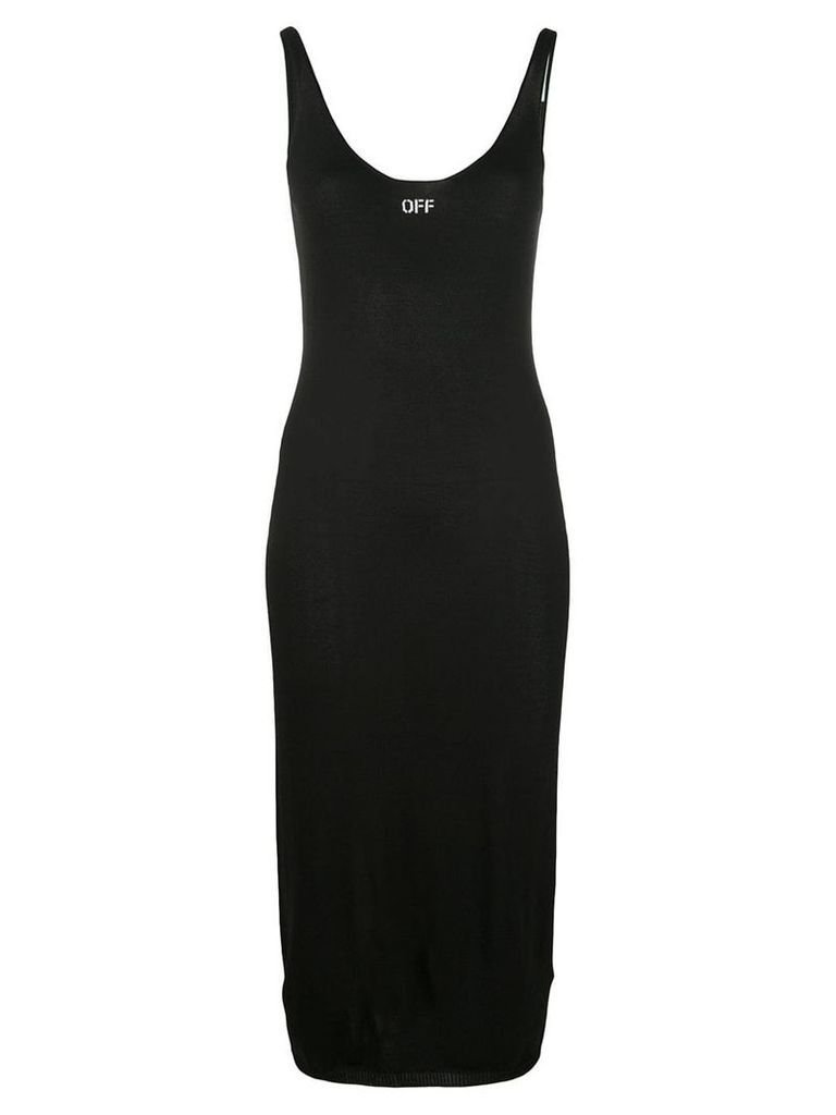 Off-White fitted tank dress - Black