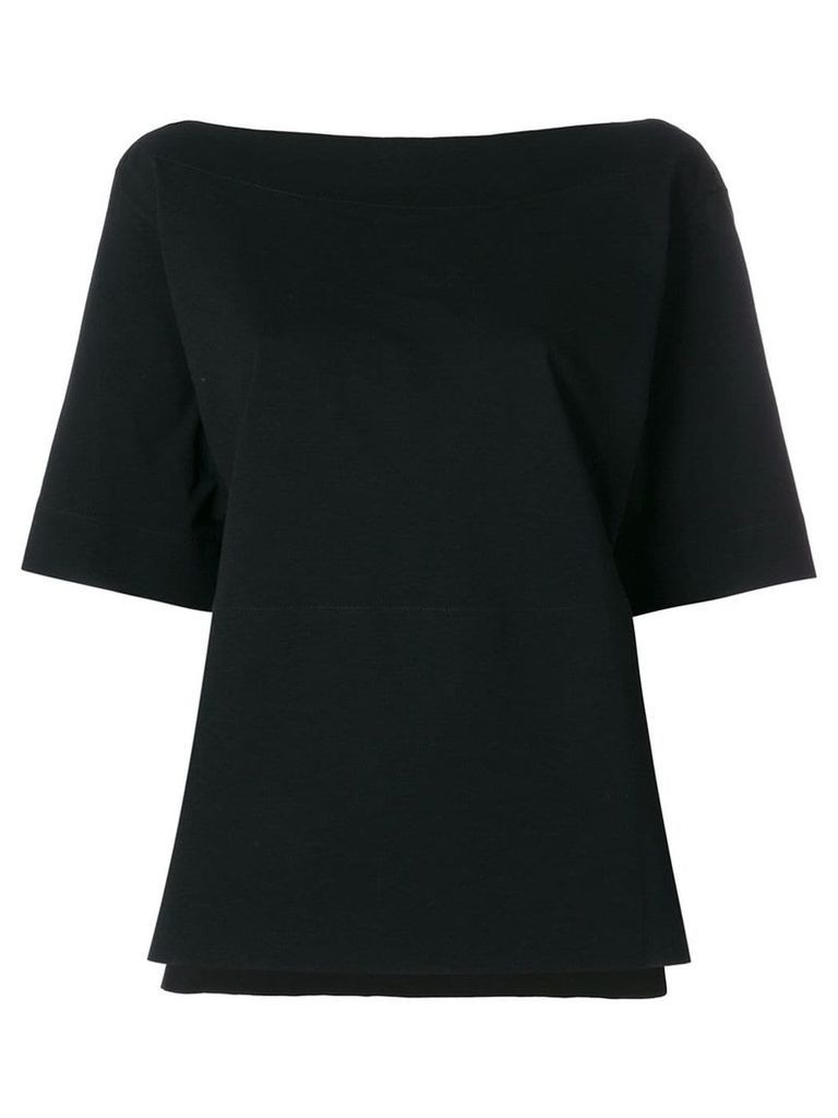 Marni straight neck blouse - Black