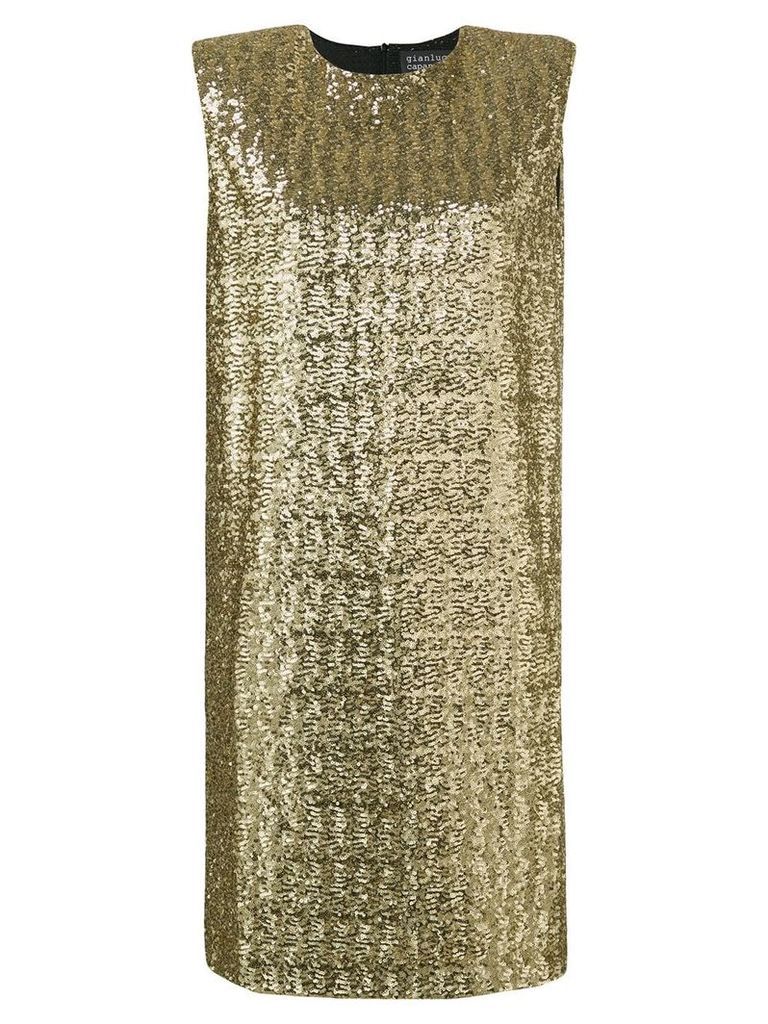 Gianluca Capannolo sequinned cocktail dress - GOLD
