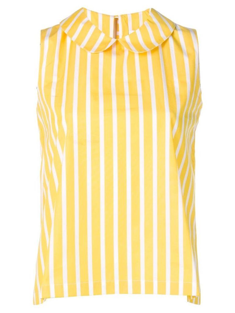 Société Anonyme striped sleeveless top - Yellow