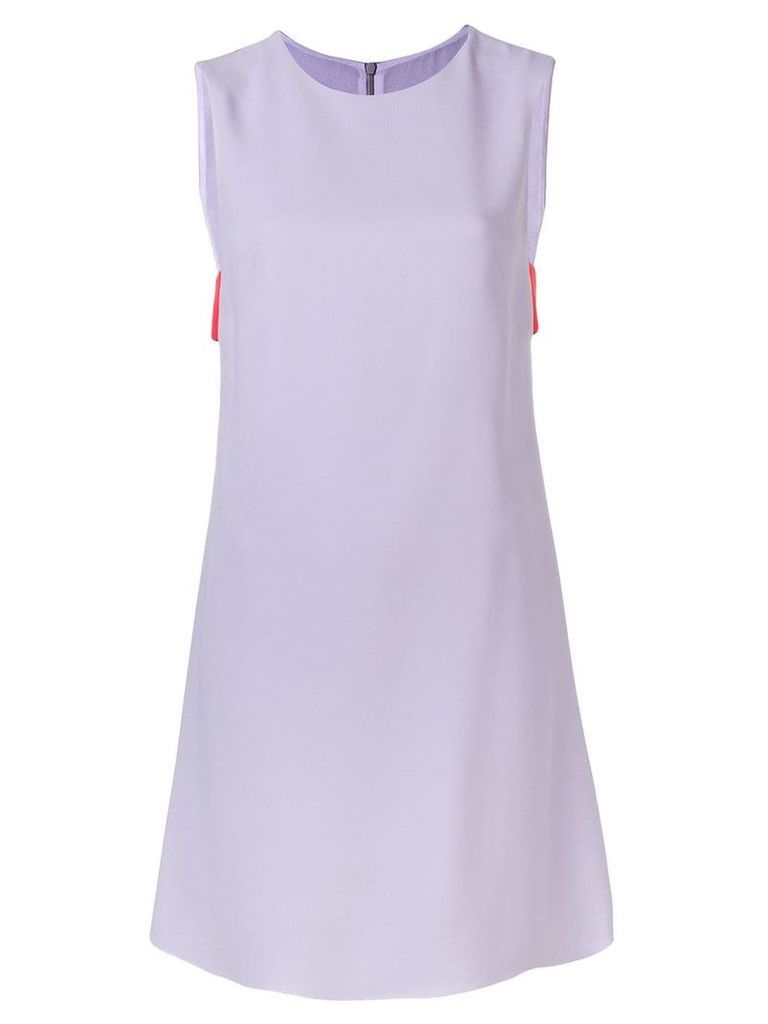 Emporio Armani sleeveless shift dress - Purple