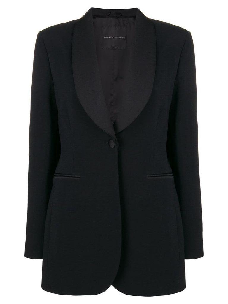 Ermanno Scervino mid-length blazer - Black