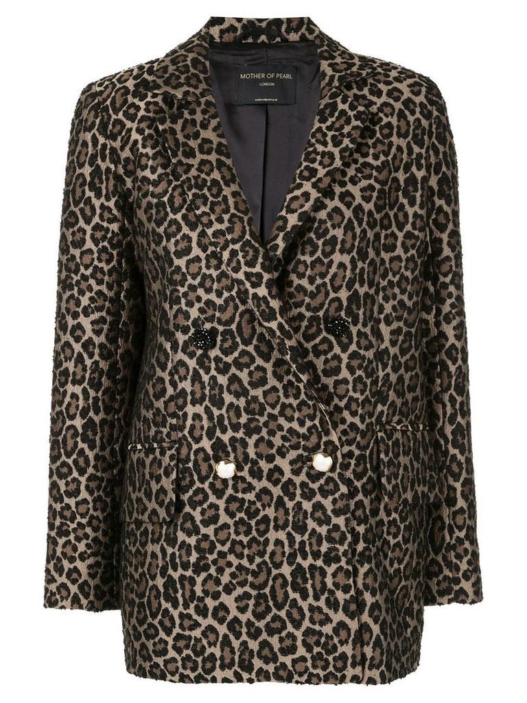 Mother Of Pearl leopard print blazer - Brown