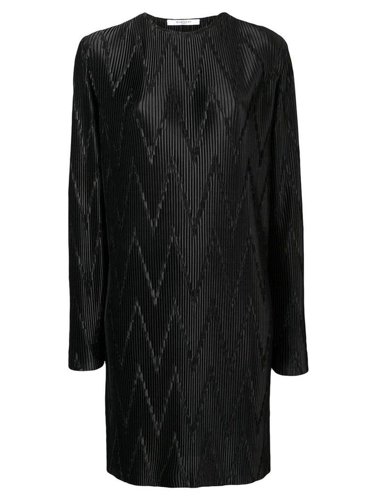 Givenchy zig-zag pleated dress - Black