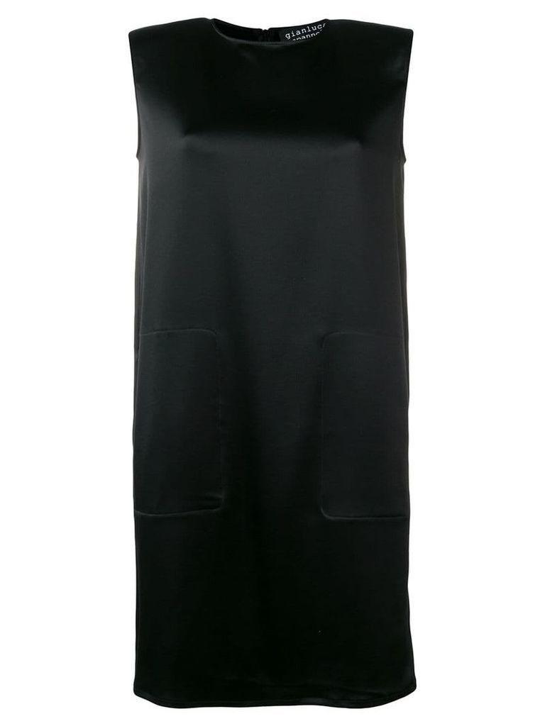 Gianluca Capannolo sleeveless shift dress - Black