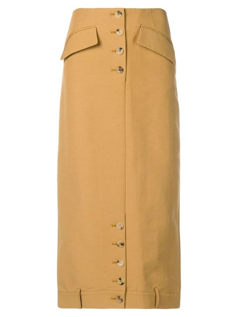 Rejina Pyo straight midi skirt - Brown