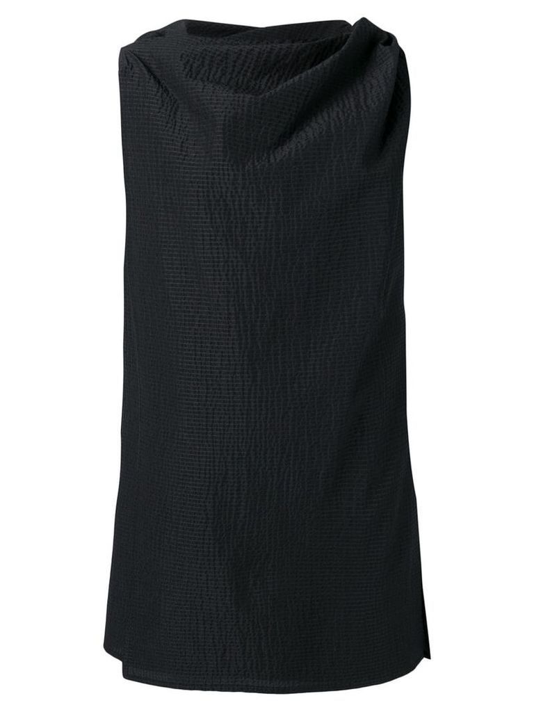 Rick Owens draped mini dress - Black