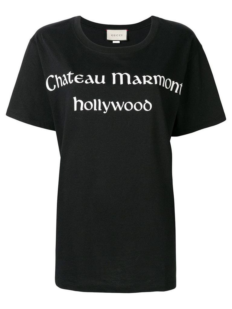 Gucci Chateau Marmont print T-shirt - Black