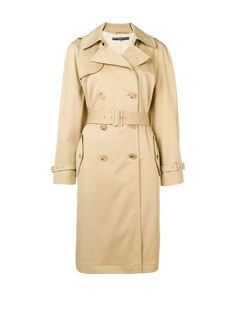 Ermanno Scervino double-breasted trench coat - Neutrals
