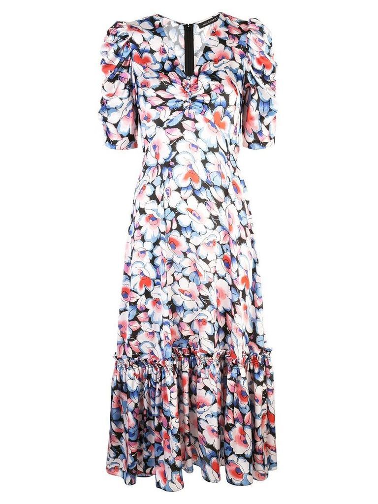 Jill Stuart floral print midi dress - Multicolour