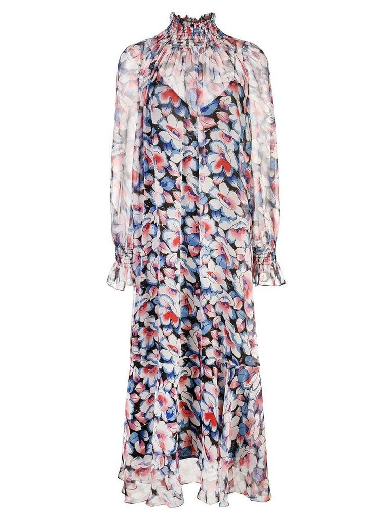 Jill Stuart floral print midi dress - Multicolour