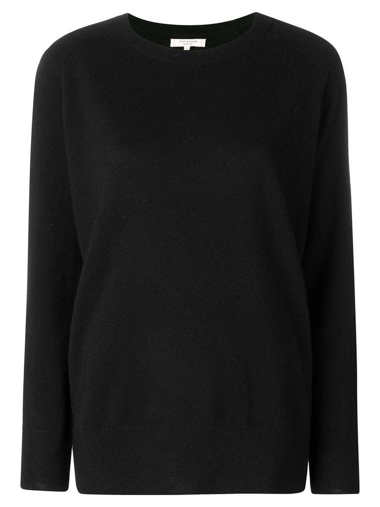 Chinti and Parker loose cashmere sweater - Black