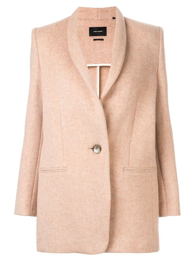 Isabel Marant single-breasted fitted coat - PINK