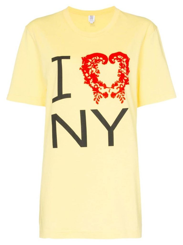 Rosie Assoulin I love NY T-shirt - Yellow