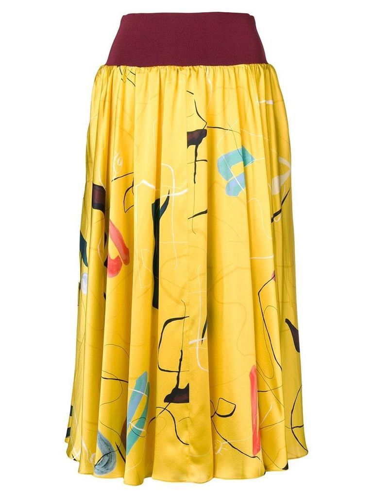 Roksanda elasticated waist skirt - Yellow