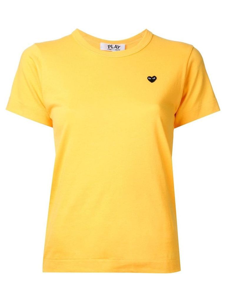 Comme Des Garçons Play black heart T-shirt - Yellow