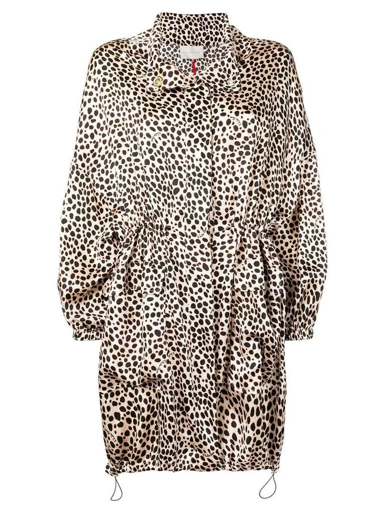 L'Autre Chose leopard print coat - Neutrals