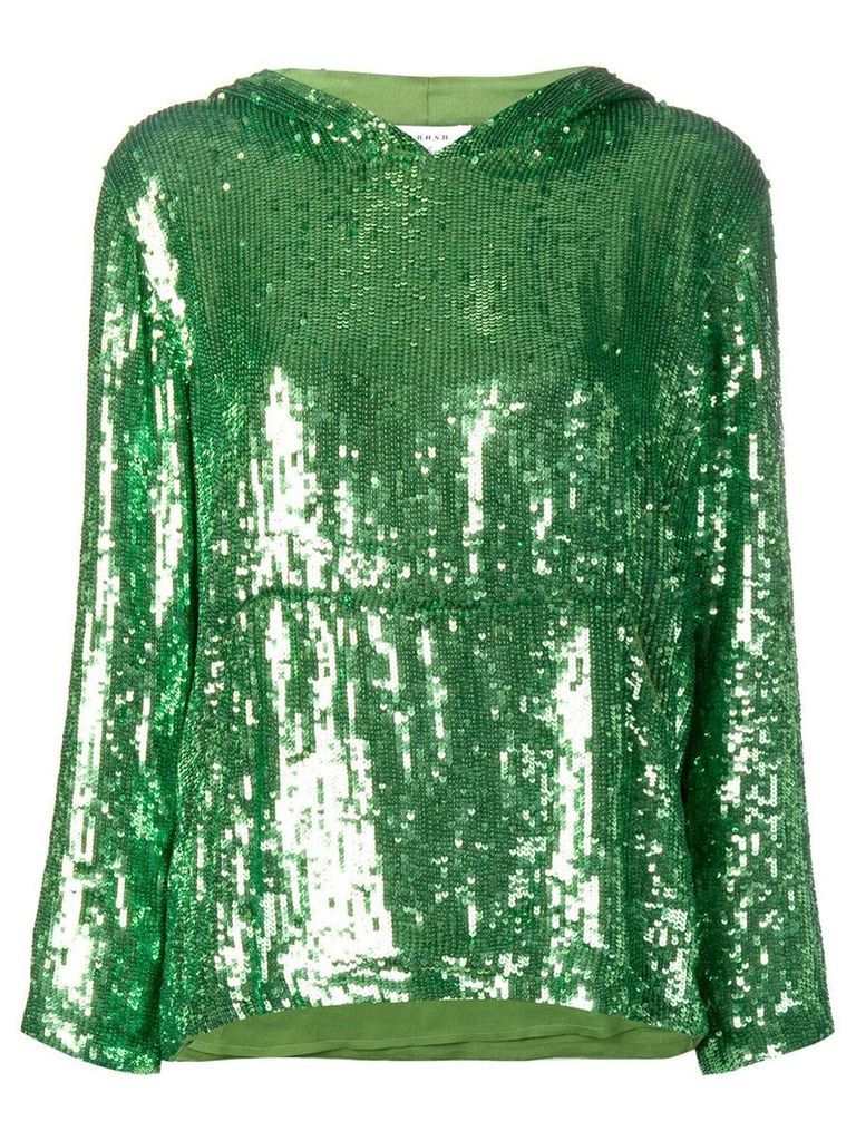 P.A.R.O.S.H. sequin hoodie - Green